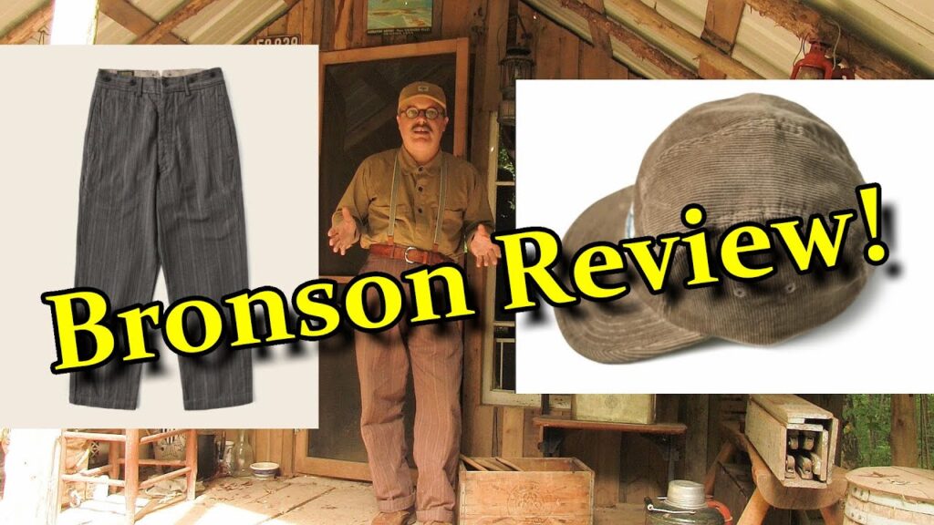 Bronson Old Time Stripe Pants and Corduroy Cap Reproduction Vintage Clothing Review